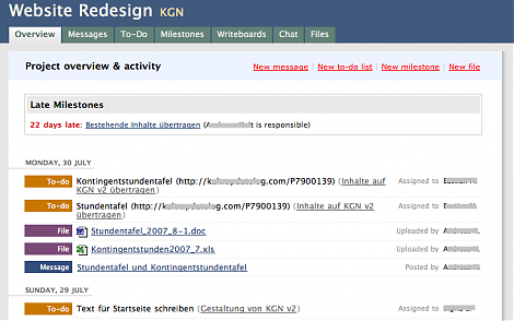 Basecamp Screenshot